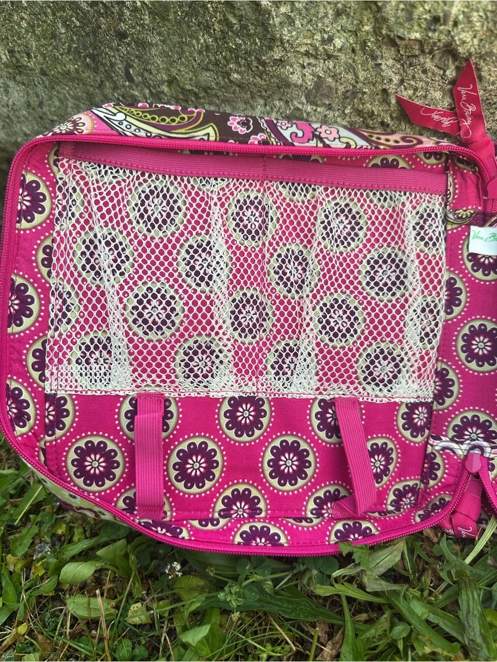 Vera Bradley Very Berry Paisley Tech Organizer